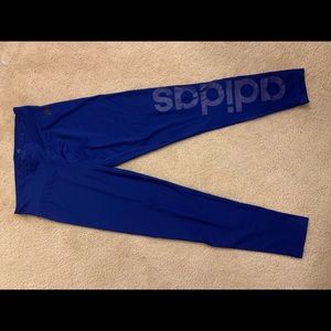 Royal Blue adidas leggings
